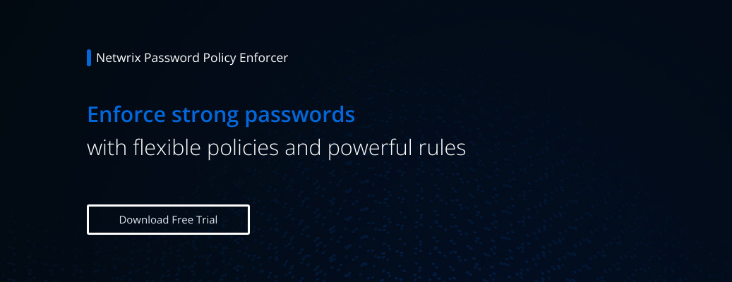 Password Policy Best Practices for Strong Security in AD - banner image