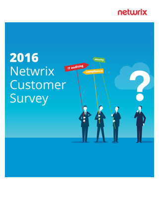 2016 Netwrix Customer Survey