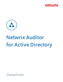 Netwrix Auditor for Active Directory